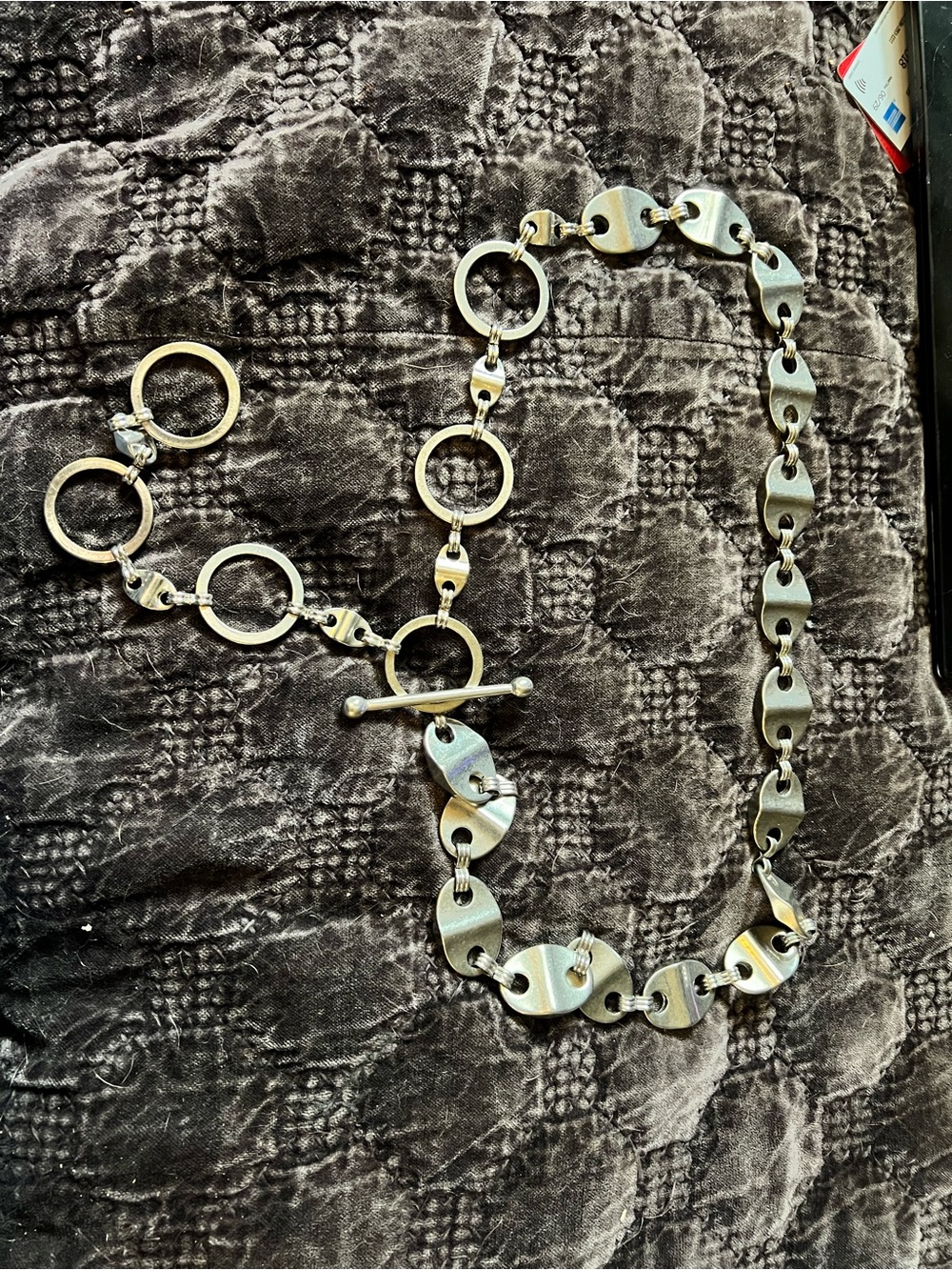 Vintage 80’s Heavy Metal Biker Chain Belt